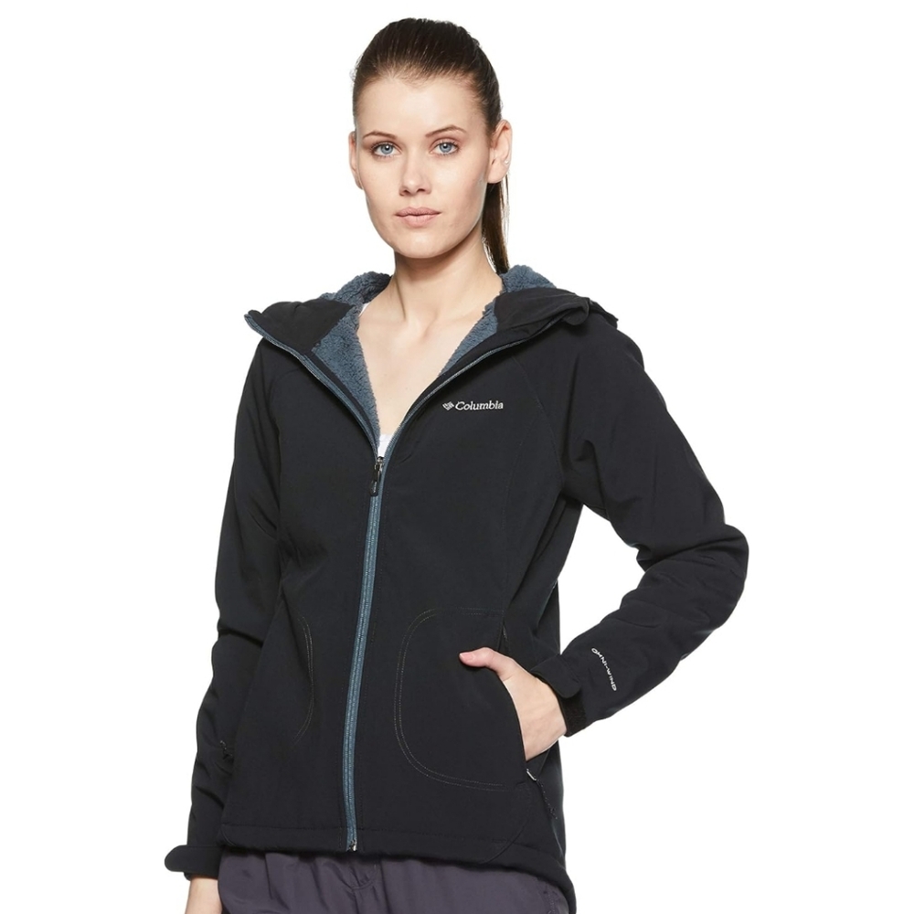 Columbia Black Phurtec II Softshell Fleece Jacket
